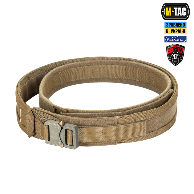 Ремінь M-Tac Range Belt Cobra Buckle Gen.IV Coyote M/L 12226005-M/L - зображення 2