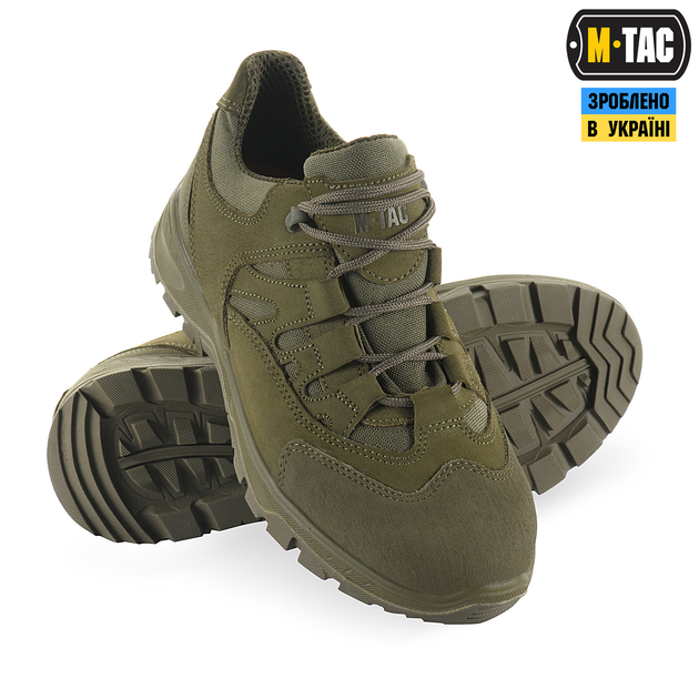 Кросівки тактичні M-Tac Leopard Wide Olive II R 46 30205701-46 - зображення 1