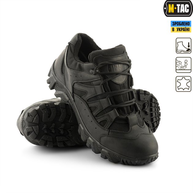 Кросівки тактичні M-Tac Leopard Winter Black 38 30210002-38 - зображення 2