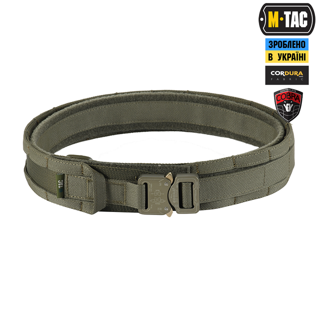 Ремінь M-Tac Range Belt Cobra Buckle Ranger Green XS/S 10164023-XS/S - зображення 1