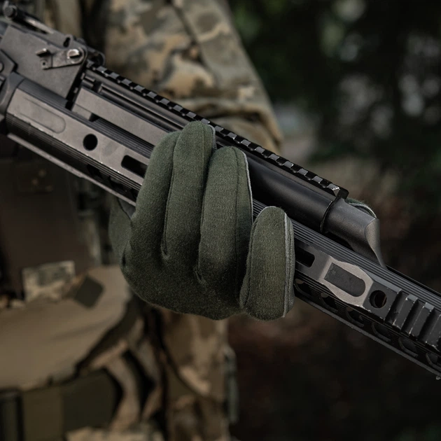 Рукавички M-Tac Nomex Sport Leather Olive L 90317001-L