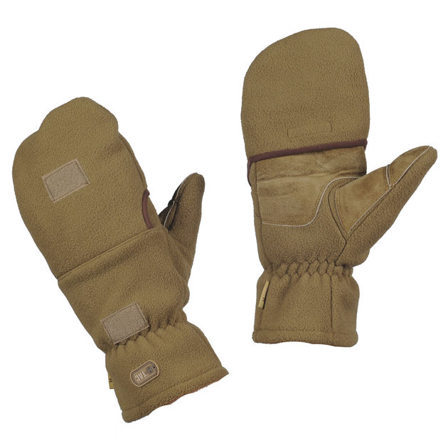 Рукавички безпалі з клапаном M-Tac Tan (L/XL) Windblock 295 90008003-L/XL - изображение 2