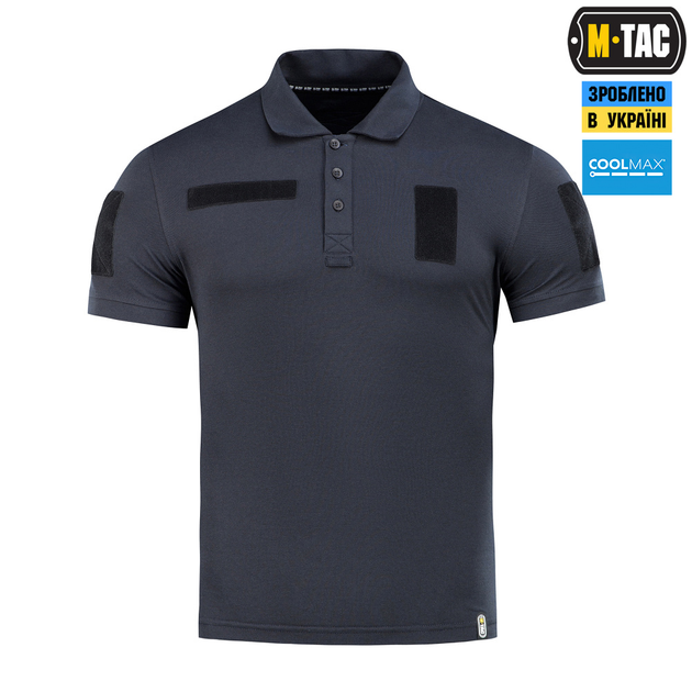 Поло тактичне M-Tac Premium Dark Navy Blue 3XL 80030015-3XL - изображение 2