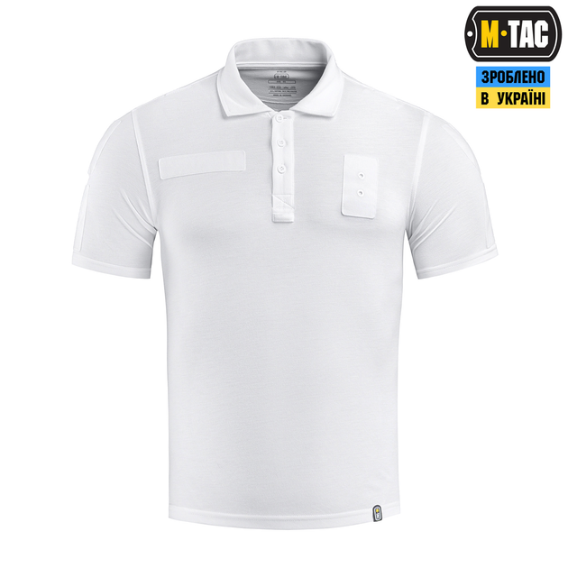 Поло Поліція M-Tac White (2XL) 65/35 80029036-2XL - изображение 2