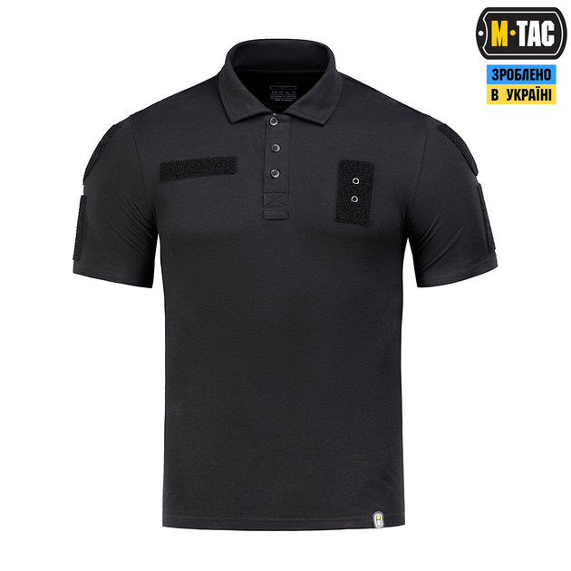 Поло Поліція M-Tac Black (3XL) 65/35 80029002-3XL - зображення 2