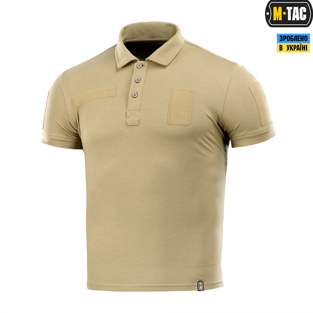 Поло тактичне M-Tac Khaki (S) 65/35 80014004-S - зображення 1