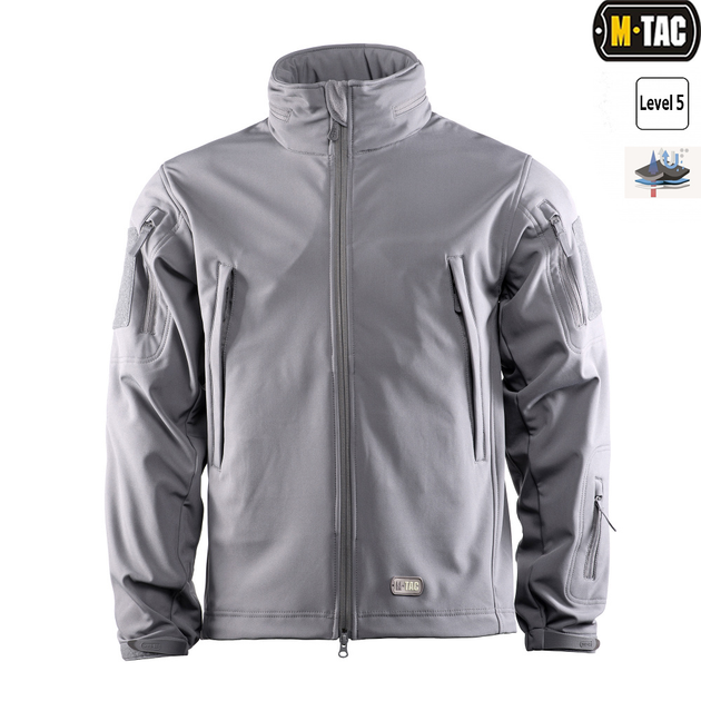 Куртка M-Tac Soft Shell Grey L 20201011-L - изображение 2