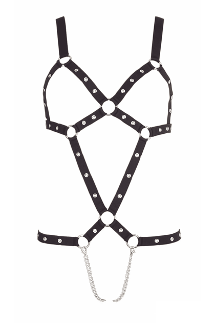 Портупея Bad Kitty Bad Kitty Strap Body 2492229 Черная One Size - Фото 1 Портупея Bad Kitty Bad Kitty Strap Body 2492229 Черная One Size - изображение 1