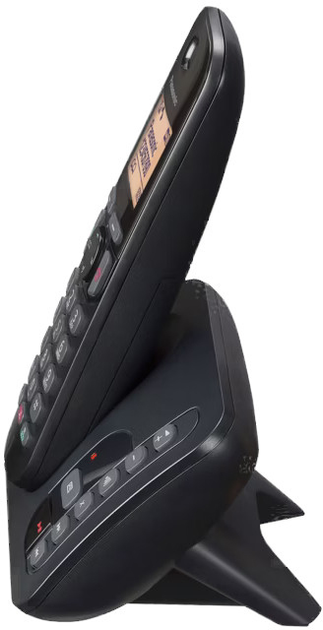 Telefon IP Panasonic KX-TGC462GB Duo Black - obraz 3