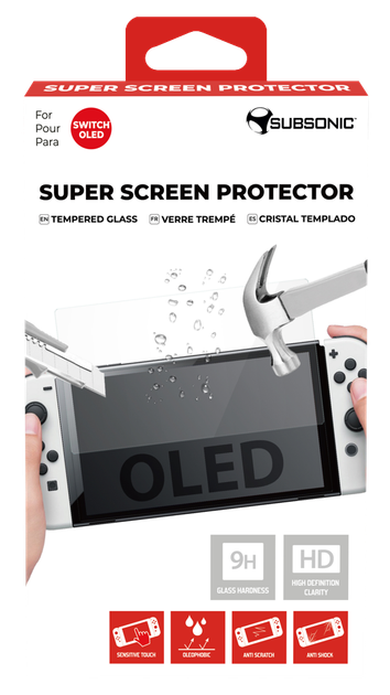 Szkło ochronne Subsonic Super Screen Protector 9H dla Nintendo Switch OLED (3701221702311) - obraz 1