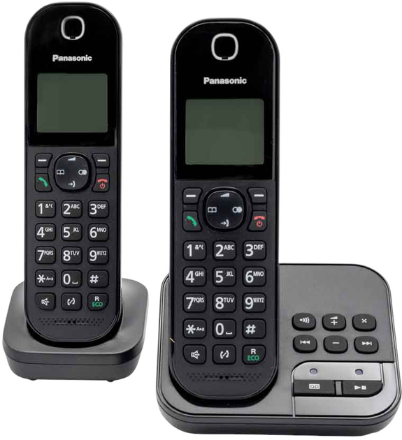 Telefon IP Panasonic KX-TGC422GB Duo Black - obraz 1