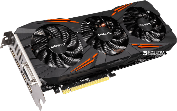 グラフィックボード・グラボ・ビデオカード GIGABYTE GeForce GTX 1070 Видеокарта Gigabyte PCI-Ex GeForce GTX 1070 G1 Gaming 8192MB