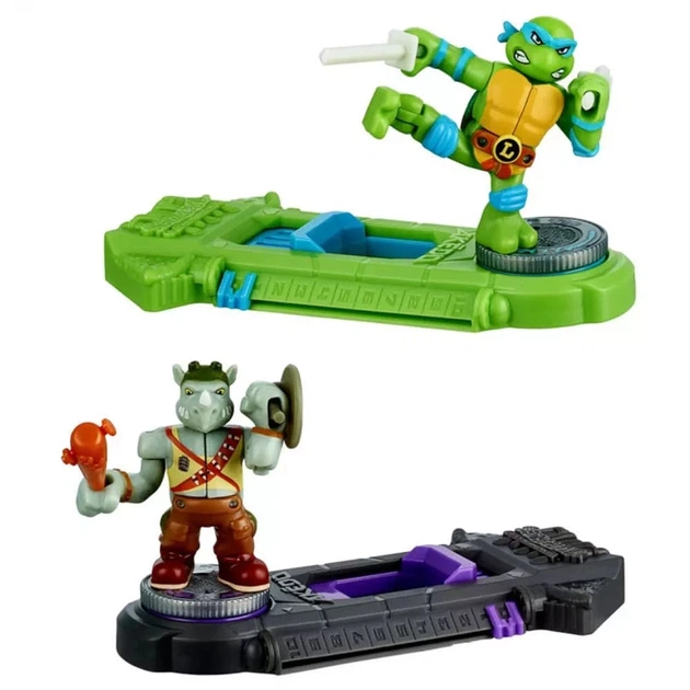 Игровой набор Moose Toys Черепашки-ниндзя Akedo TMNT Леонардо и Рокстеди 123222 - изображение 2