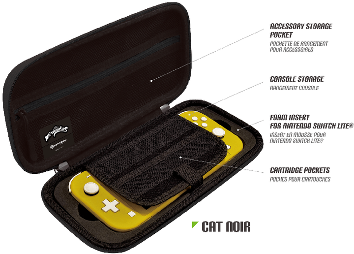 Etui HYPERKIN Nintendo Switch/OLED/Lite Cat Noir (0810007714462) - obraz 3