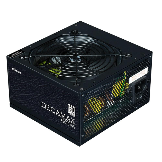 Блок питания Zalman Decamax ZM600-LX3 600W 1xMB 1xCPU 3xMolex 6xSATA 2xPCIe - изображение 2