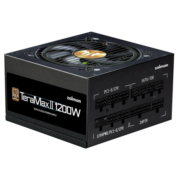 Блок питания Zalman Teramax 2 ZM1200-TMX2 1200W 1xMB 2xCPU 3xMolex 12xSATA 4xPCIe - изображение 1