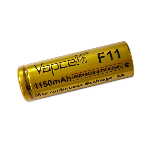 Аккумулятор 14430 литий-ионный (Li-Ion) Vapcell INR14430 F11, 4/5AA ...
