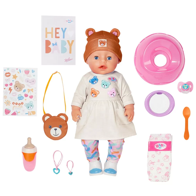 Кукла Baby Born Эмма-Тедди 836651 43 см - изображение 3