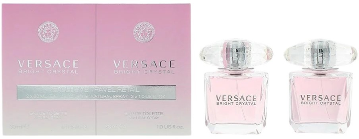 Набір для жінок Versace Bright Crystal Туалетна вода 2 х 30 мл (8011003995431) - зображення 1