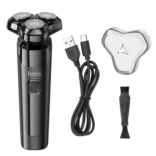 Електробритва Hoco HP32 three-blade electric shaver 60min Black - изображение 3