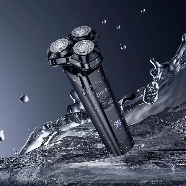 Електробритва Hoco HP32 three-blade electric shaver 60min Black - изображение 4