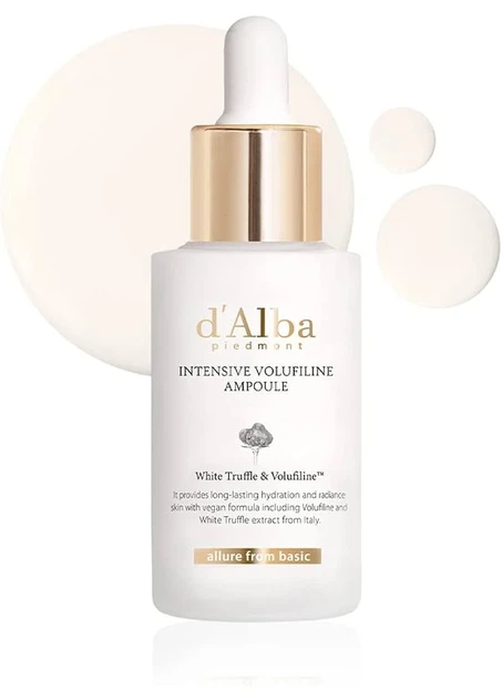 Антивозрастная увлажняющая питательная ампула d'Alba White Truffle Intensive Volufiline Ampoule с высокой концентрацией волюфилина 30 мл (8809782559759) - Фото 3 Антивозрастная увлажняющая питательная ампула d'Alba White Truffle Intensive Volufiline Ampoule с высокой концентрацией волюфилина 30 мл (8809782559759) - изображение 3