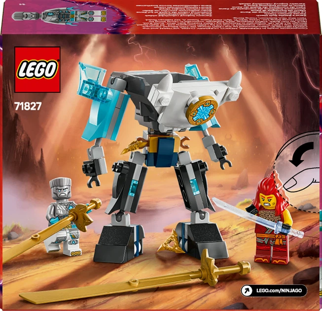 Конструктор LEGO Ninjago Боевой костюм-робот Зейна 92 детали