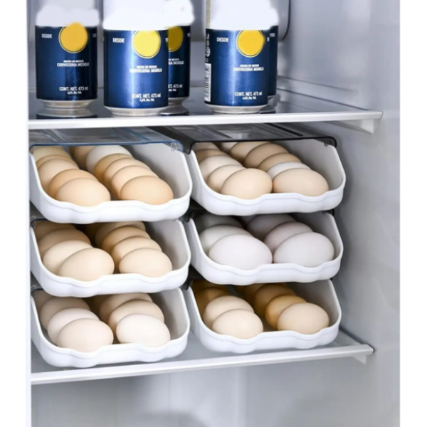 Контейнер для зберігання яєць TOPA Egg Tray LY-382 органайзер для холодильника на 14 яєць - зображення 3