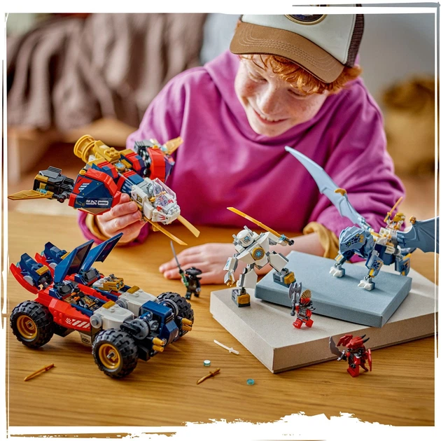 Конструктор LEGO NINJAGO Ультраобъединительный робот Зейна 1187