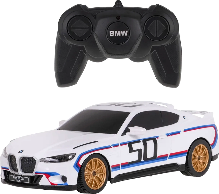 Машинка Rastar BMW 3.0 CSL 1:24 Біла (6930751324046) - зображення 3
