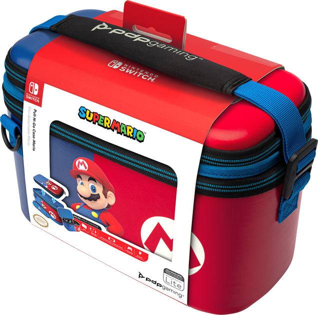 Кейс з чохлом PDP Nintendo Switch/OLED/Lite Pull-N-Go Case - Mario Edition (0708056068356) - зображення 9