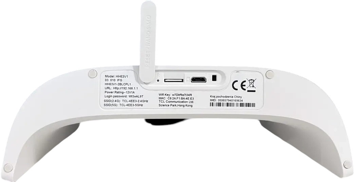 Router WiFi TCL LINKHUB HH63VM CAT6 White (4894461969305) - obraz 6