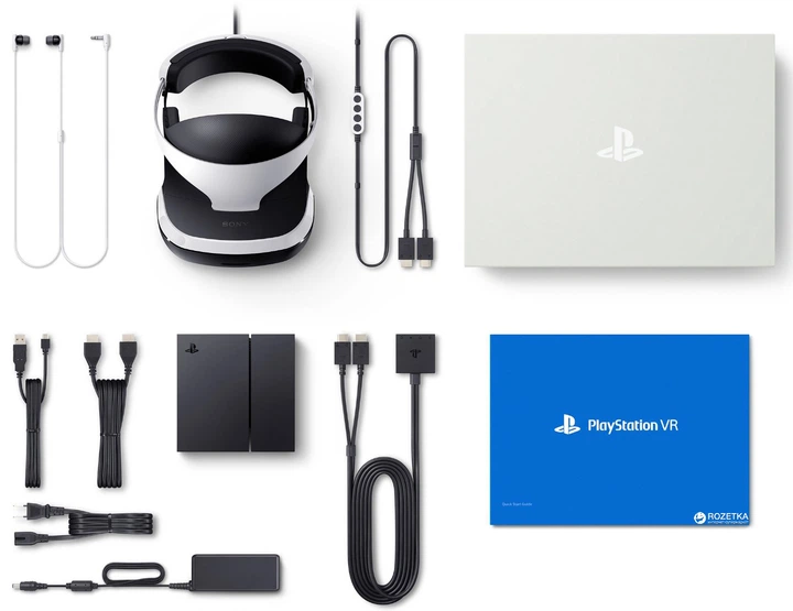 Очки виртуальной реальности PlayStation VR + камера + VR Worlds