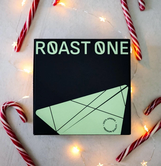Подарунковий набір кави Roast One "Класичний" в зернах 400 г (GB14) - Фото 1 Подарунковий набір кави Roast One "Класичний" в зернах 400 г (GB14) - зображення 1