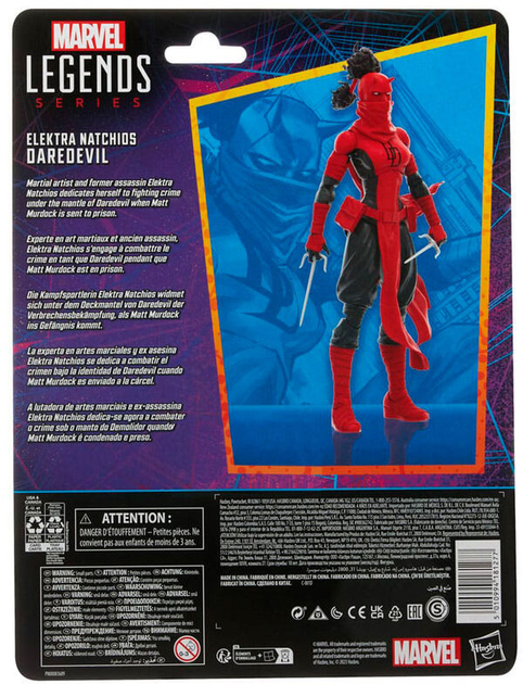 Figurka Hasbro Marvel Legends Spiderman Elektra Natchios Daredevil z akcesoriami 15 cm (5010994181277) - obraz 2