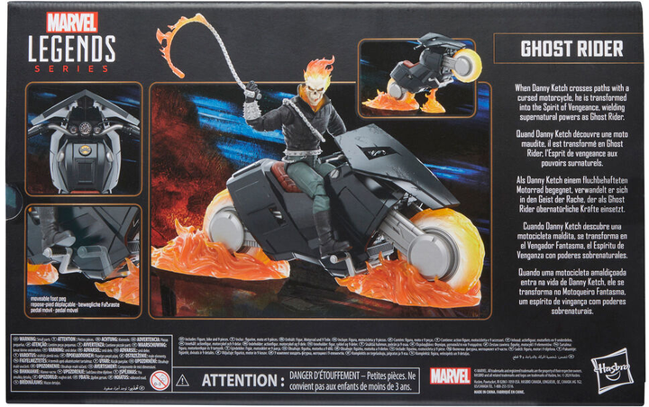 Фігурка Hasbro Marvel Celebrating 85 Years Ghost Rider з аксесуарами 15 см (5010996246158) - зображення 10
