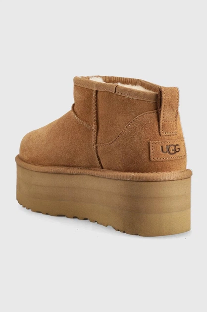 Замшеві Уггі UGG Classic Ultra Mini Platform Boot Chestnut Розмір