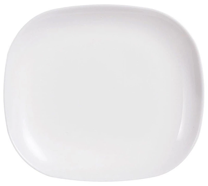 Тарелка прямоугольная стеклокерамика Luminarc Sweet Line White десертная 190 мм х 210 мм (J0561) - Фото 1 Тарелка прямоугольная стеклокерамика Luminarc Sweet Line White десертная 190 мм х 210 мм (J0561) - изображение 1