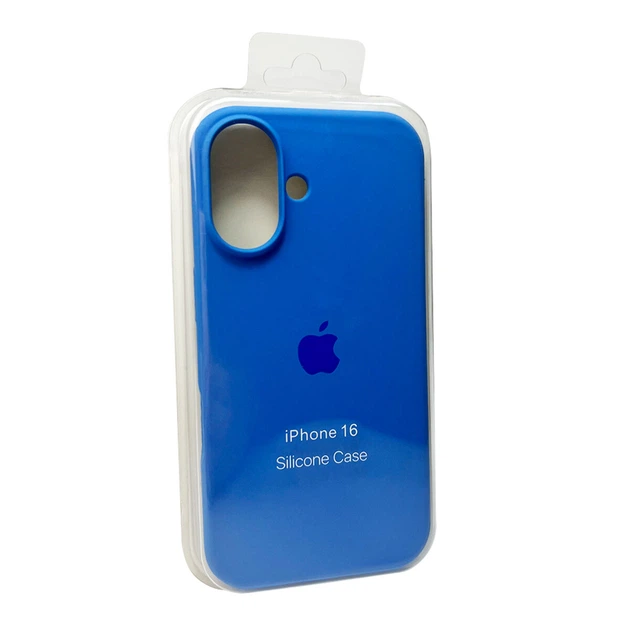 Чохол силіконовий Full Silicone Case for iPhone 16 Royal Blue (з закритим низом) - Фото 6 Чохол силіконовий Full Silicone Case for iPhone 16 Royal Blue (з закритим низом) - изображение 6