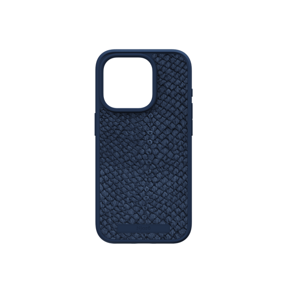 Чехол-накладка Njord Salmon Leather MagSafe Case Blue для iPhone 15 Pro (NA53SL01) - изображение 2