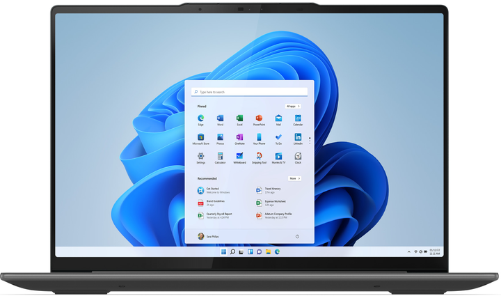 Ноутбук 14.5" Lenovo Yoga Pro 7 14ARP8 AMD Ryzen 7 7735HS RAM 16GB SSD 512GB 14год батарея Win11 (UKR) - зображення 2