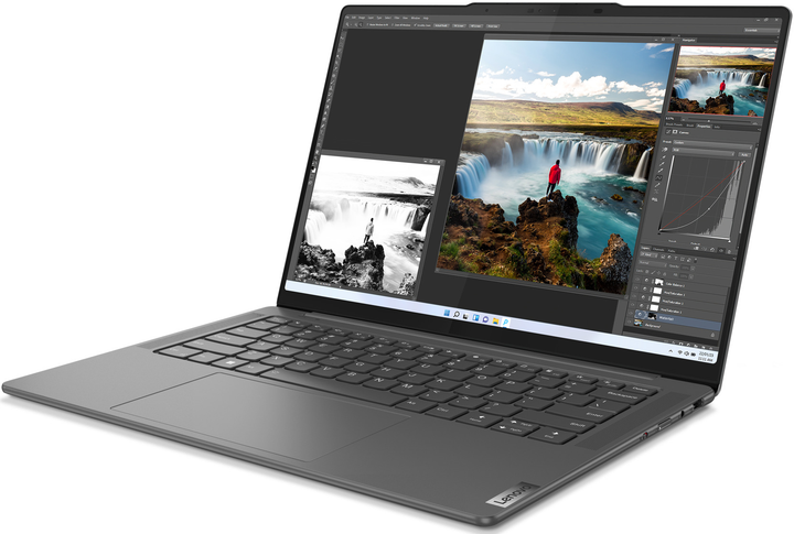 Ноутбук 14.5" Lenovo Yoga Pro 7 14ARP8 AMD Ryzen 7 7735HS RAM 16GB SSD 512GB 14год батарея Win11 (UKR) - зображення 5