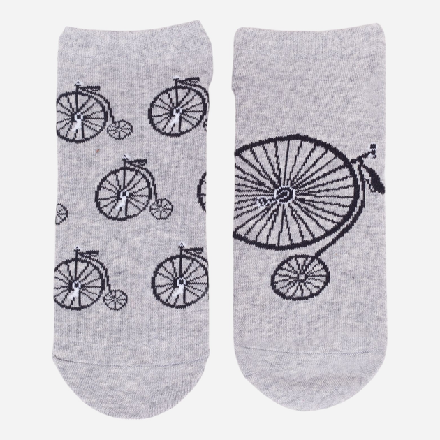 Шкарпетки жіночі короткі бавовняні YOCLUB Funny Cotton Socks 39-42 Сірі (5904921661898) - зображення 2