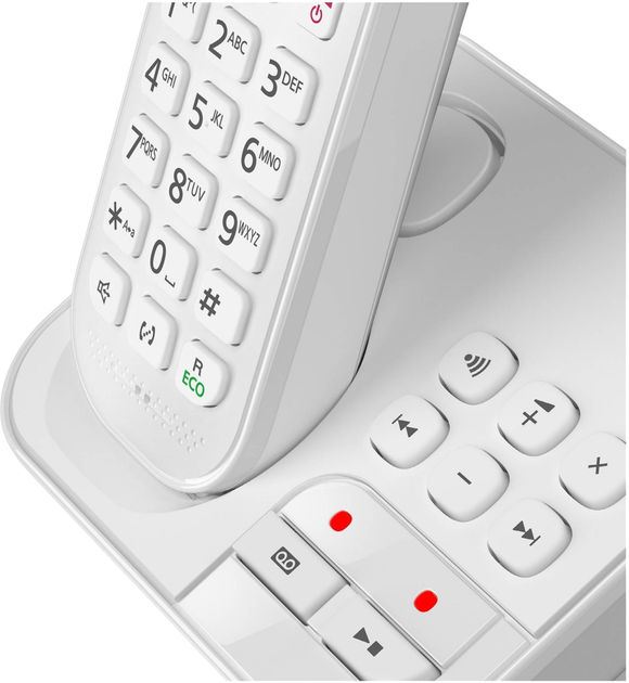 IP-телефон Panasonic KX-TGC420GW White - зображення 4