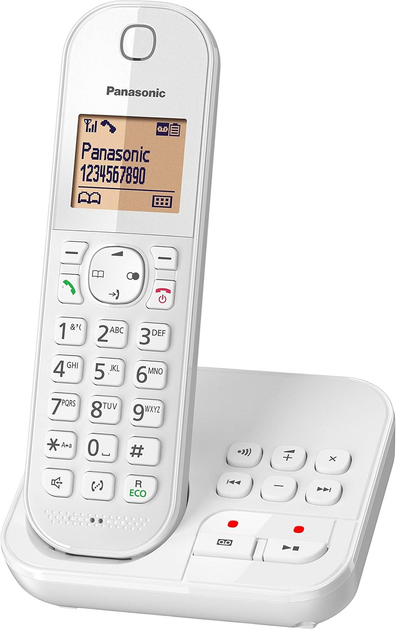 Telefon IP Panasonic KX-TGC420GW White - obraz 2