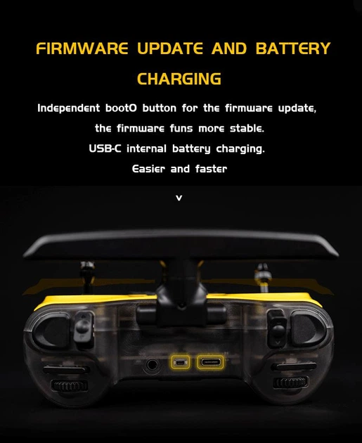 FPV пульт Jumper Bumblebee ELRS 1000mW з фірмовою сумкою - зображення 11