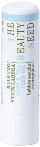Бальзам для губ Bioearth The Beauty Seed Lip Balm Stick Aloe & Tea Tree oil 5.5 мл (8029182012085) - Фото 1 Бальзам для губ Bioearth The Beauty Seed Lip Balm Stick Aloe & Tea Tree oil 5.5 мл (8029182012085) - изображение 1