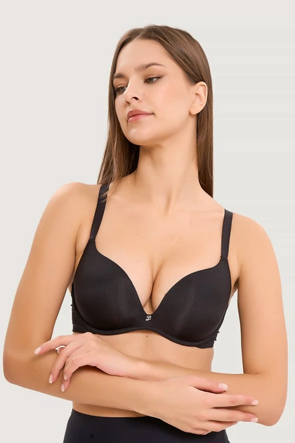 Бюстгальтер push-up двойной Leilieve 65C Чёрный (Nero) (95371) - изображение 3