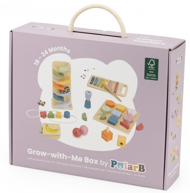 Набір розвиваючих іграшок Viga PolarB Grow with Me 6 в 1 18-24 м (6971608442643) - зображення 9