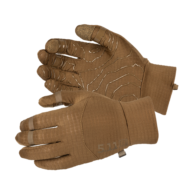 Перчатки тактические 5.11 Tactical Stratos Stretch Fleece Gloves S Kangaroo - изображение 1